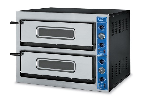 Φούρνος Πίτσας Ηλεκτρικός 4+4 Πίτσες Ø36 εκ. XR 44/36 GGF Ιταλίας4